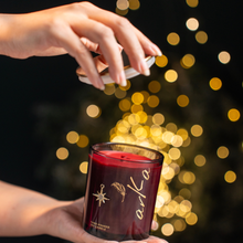 Load image into Gallery viewer, Arka Naturals Celestial Toast Candle 250ml | Limited Edition Holiday Hand-Poured Scented Soy Candle with Wooden Wick