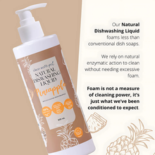 Load image into Gallery viewer, Clean Earth Project Natural Dishwashing Liquid Pineapple 500ml | With Eco-Enzyme from Pineapple Peel