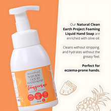Load image into Gallery viewer, Clean Earth Project Natural Foaming Liquid Hand Soap Tangerine 300ml | With Eco-Enzyme from Pineapple Peel