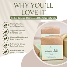 Load image into Gallery viewer, Essencea Guava Silk Feminine Care Bar 127g | Unscented Feminine Soap, Guava Leaf & Goat Milk for Sensitive Skin