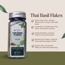 Load image into Gallery viewer, Figtree Farms Thai Basil Flakes 20g | Organic, No Preservatives, No Additives
