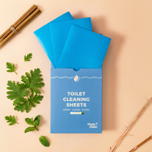 Load image into Gallery viewer, Fizzly Clean Toilet Cleaning Sheets - 30 Sheets | No Parabens, No Phosphates, No Chlorine, Bleach-Free