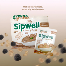 Load image into Gallery viewer, Greens & Grains Sipwell Creamy Instant Truffle Soup 20g/Sachet - 10 Sachets | Garcinia Camborgia, Dandelion Root, Pea Protein, Malunggay, Inulin Fiber