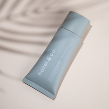 Load image into Gallery viewer, Hazel & Co. Moisturizing Sunscreen SPF 50 UVA/UVB Protection 50g | With Niacinamide, Hyaluronic Acid, Hydrating, Brightening, Anti-Aging