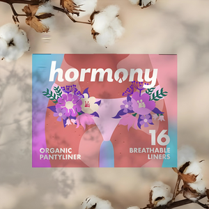 Hormony Organic Pantyliners (Pack of 16) | With Breathable Cotton Top Sheet and Bottom Layer