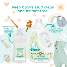 Load image into Gallery viewer, Human Nature Baby Liquid Detergent 950ml | Fragrance-Free, Bleach-Free, Pure & Gentle