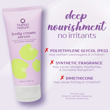 Load image into Gallery viewer, Human Nature Body Cream Serum Almond & Honey Scent 200ml | Ceramide + Cica + Niacinamide