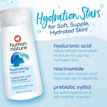 Load image into Gallery viewer, Human Nature Hydrating Facial Wash and Toner Bundle | Hyaluronic Acid and Niacinamide for Dry to Normal Skin