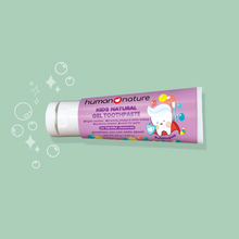 Load image into Gallery viewer, Human Nature Kids Natural Gel Toothpaste Bubblegum | Fights Cavities, Prevents Plaque & Tartar Buildup