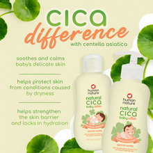 Load image into Gallery viewer, Human Nature Natural Cica Baby Body Lotion 190ml | With Soothing & Calming Cica for Baby’s Delicate Skin