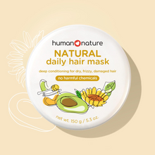 Load image into Gallery viewer, Human Nature Natural Daily Hair Mask Deep Conditioning for Dry, Rough Hair 150g