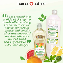 Load image into Gallery viewer, Human Nature Natural Dishwashing Liquid | Biodegradable, Non-Toxic, Chlorine-Free, Dye-Free