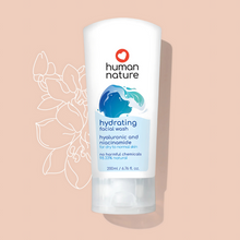 Load image into Gallery viewer, Human Nature Natural Hydrating Facial Wash Hyaluronic Acid and Niacinamide | pH Balanced 200ml