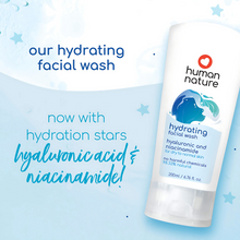 Load image into Gallery viewer, Human Nature Natural Hydrating Facial Wash Hyaluronic Acid and Niacinamide | pH Balanced 200ml
