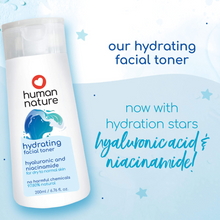 Load image into Gallery viewer, Human Nature Natural Hydrating Facial Toner with Hyaluronic Acid and Niacinamide | Alcohol-Free, pH-Balanced 200ml