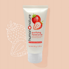 Load image into Gallery viewer, Human Nature Natural Purifying Facial Scrub with Strawberry Seeds and Bamboo Granules 50g
