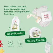 Load image into Gallery viewer, Human Nature Natural Talc Free Baby Powder 70g | Hypoallergenic, With Milled Cornstarch, Rice Powder, Kaolin Clay