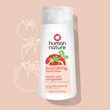 Load image into Gallery viewer, Human Nature Nourishing Facial Toner 200ml | Tomato with Mangoosteen for Delicate to Normal Skin