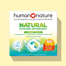 Load image into Gallery viewer, Human Nature Powder Detergent 1000g | Phosphate-Free, Chlorine-Free, Synthetic Fragrance-Free