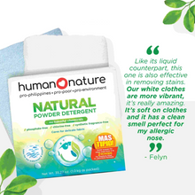Load image into Gallery viewer, Human Nature Powder Detergent 1000g | Phosphate-Free, Chlorine-Free, Synthetic Fragrance-Free