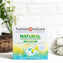 Load image into Gallery viewer, Human Nature Powder Detergent 1000g | Phosphate-Free, Chlorine-Free, Synthetic Fragrance-Free