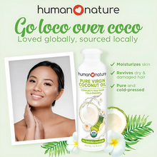 Load image into Gallery viewer, Human Nature Pure Virgin Coconut Oil | Community Fair Trade, Cold-Pressed 200ml