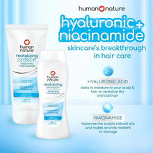 Load image into Gallery viewer, Human Nature Revitalizing Conditioner 200ml | Silicone Free, Hyaluronic + Niacinamide for Healthy Scalp and Resilient Strands