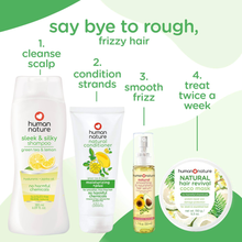 Load image into Gallery viewer, Human Nature Sleek & Silky Shampoo | Hyaluronic Acid Moisture & Jojoba Oil Shine