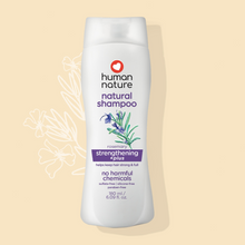 Load image into Gallery viewer, Human Nature Strengthening +PLUS Rosemary Shampoo To Help Hair Regrowth, Fight Hairfall 180ml | No Sulfates, Parabens, Silicones