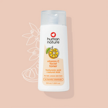 Load image into Gallery viewer, Human Nature Vitamin C Facial Toner 100ml | Hyaluronic Acid + Natural AHA for Dull, Uneven Skin Tone