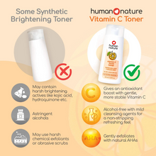 Load image into Gallery viewer, Human Nature Vitamin C Facial Toner 100ml | Hyaluronic Acid + Natural AHA for Dull, Uneven Skin Tone