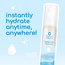 Load image into Gallery viewer, Human Nature Hyaluronic Face Mist 50ml | Alcohol-Free, With Hyaluronic Acid Instantly Hydrates & Protects Skin Barrier