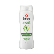Load image into Gallery viewer, Human Nature Natural Strengthening Shampoo With Hydrolized Protein For Brittle, Falling Hair 180ml | No Mineral Oil, Silicones, Parabens