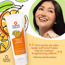 Load image into Gallery viewer, Human Nature Vitamin C Facial Cleanser 100ml | Niacinamide + Hyaluronic Acid for Dull, Uneven Skin Tone