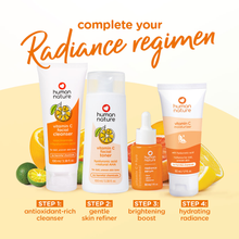 Load image into Gallery viewer, Human Nature Vitamin C Facial Cleanser 100ml | Niacinamide + Hyaluronic Acid for Dull, Uneven Skin Tone