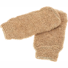 Load image into Gallery viewer, Jute Fabric Bath Gloves For Shower, Exfoliating, Scrubbing by Project Refill