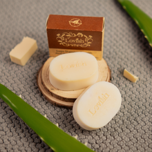 Load image into Gallery viewer, Lovish Gugo Shampoo Bar with Aloe Vera and Shea Butter 90g | All-Natural, Cold Processed, For Hair Fall