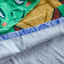 Load image into Gallery viewer, MAGWAI Baby Turtle Kids Towel Hoodie | 100% Cotton Hooded Bath Towel, Soft, Absorbent, Kids Beach & Swim Poncho Cape