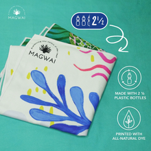 Load image into Gallery viewer, MAGWAI Hand Towel Pawikan (Sea Turtle) Design | Absorbent, Quick-Drying, Multipurpose, Eco-Friendly, Made from Recycled Plastic Bottles, Travel-Friendly, Sustainable