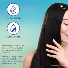 Load image into Gallery viewer, MAGWAI Soft and Silky Shampoo Bar 65g | To Nourish Dry and Damaged Hair