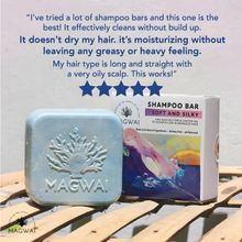 Load image into Gallery viewer, MAGWAI Soft and Silky Shampoo Bar 65g | To Nourish Dry and Damaged Hair