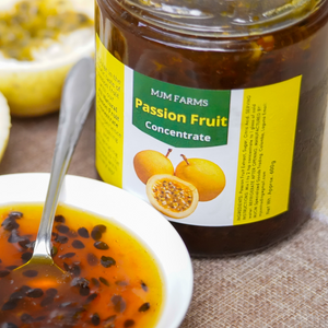 MJM Farms Passion Fruit Concentrate | All Natural, No Preservatives, No Additives