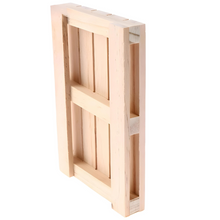 Load image into Gallery viewer, Mini Pallet-Shaped Wooden Beverage Coasters | Set of Rustic Drink Coasters by Project Refill