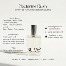 Load image into Gallery viewer, NUVÉ Atelier D'Arôme Nectarine Rush Perfume Extrait de Parfum Gender Neutral, Unisex | Vegan, Phthalate-Free