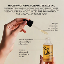 Load image into Gallery viewer, Pure Culture Velvet Veil Moisturizing Matte Face Oil 30ml | PhytoOmega + Squalane, Microbiome Lightweight to Firm & Lift For Dry & Mature Skin