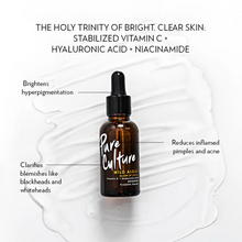 Load image into Gallery viewer, Pure Culture Wild Algae Glow Up Serum 30g | Vitamin C + Hyaluronic Acid + Niacinamide, Brighten Probiotic Booster