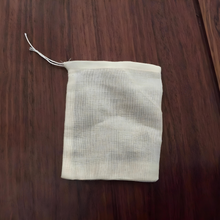 Load image into Gallery viewer, Reusable Coffee or Tea Filter, Muslin Cloth Drawstring (Pack of 5) by Project Refill