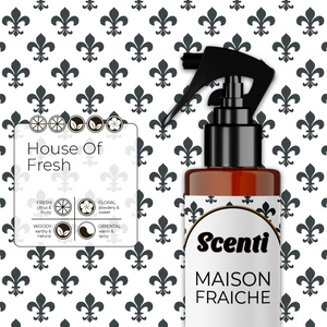 Scenti Maison Fraiche House of Fresh Room & Linen Spray 100ml