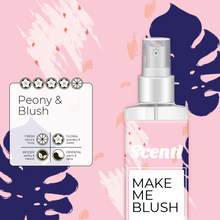 Load image into Gallery viewer, Scenti Make Me Blush Body Spray Peony & Blush Eau de Cologne 100ml