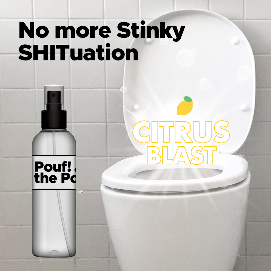 Scenti Pouf! The Poop Citrus Burst Air Freshener for Toilet Room 100ml